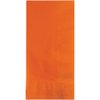 Creative Converting Touch of Color 2-Ply 50 Count Paper Dinner Napkins, Sun-Kissed Orange (67191B)