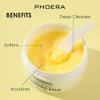 Phoera Makeup Remover Cleansing Balm with Sweet Orange Essential Oil Makeup Meltaway Cleansing Balm (45g Balm)