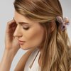6 Pieces Tortoise Shell Hair Claw Clip for Women 2 Inch Hair Clip Tortoise Hair Medium Banana Claw Clips for Hair French Resin Clamp for Woman, Assorted Design