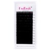 Eyelash Extensions FADLASH 0.18 D Curl Lash Extensions 15-20mm Length Supply Individual Lashes Classic Eyelash Extensions Silk Lashes Single (0.18-D, 15-20mm Mix Tray)