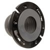 FlexOn Toilet Flange for 4" PVC, ABS, Cast Iron or Lead Pipes-Includes Spacer System to Correct Flange Elevation from 3/8"-1 1/8"