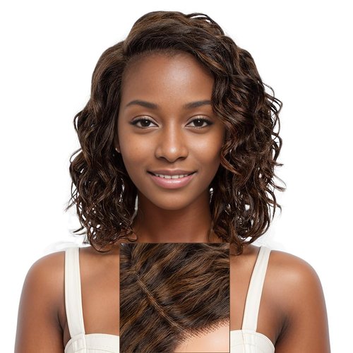 N BLE STAR 12 Inch Short Curly Lace Front Wig Human Hair Wigs 150% Density Deep Wavy Glueless Wigs 13x5x1 Swiss Lace Front Bob Wigs Side Part P4/30#