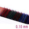 Scala 5 Colors Mix Gradient Rainbow Colorful 12 Rows/tray C Curl 0.10 Flash Eyelash Extension Nature Long Gradient Mink False Individual Eye Lashes Makeup Mink Fake False Eyelashes (13mm)