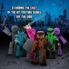 Zing Stikbot Off The Grid Pack - Set of 6 Poseable Action Figures with Weapons and Accessories, Includes Striker, Clint, Pixel, Raptus, Shift and Regalius, Stop Motion Animation, for Ages 4 and Up