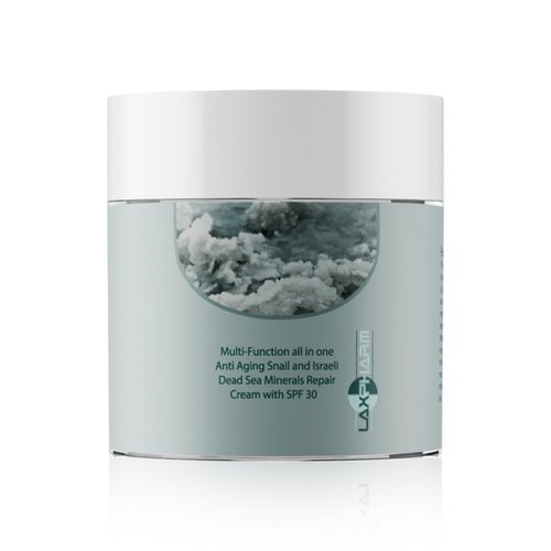 Symo Kane Multi-Function Snail Mucin & Dead Sea Minerals Repair Cream with SPF 30 | Anti-Aging, UV Protection & Hydration for Radiant Skin for a Youthful Glow