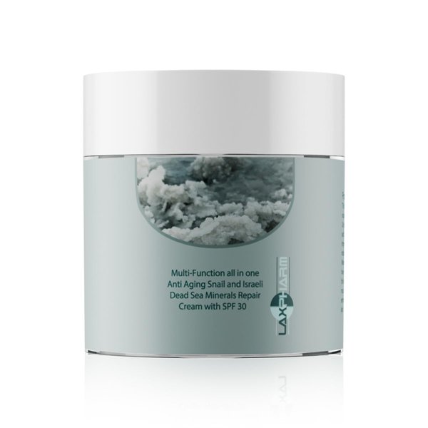 Symo Kane Multi-Function Snail Mucin & Dead Sea Minerals Repair Cream with SPF 30 | Anti-Aging, UV Protection & Hydration for Radiant Skin for a Youthful Glow