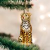 Old World Christmas Ornaments: Wildlife Animals Glass Blown Ornaments for Christmas Tree, Leopard