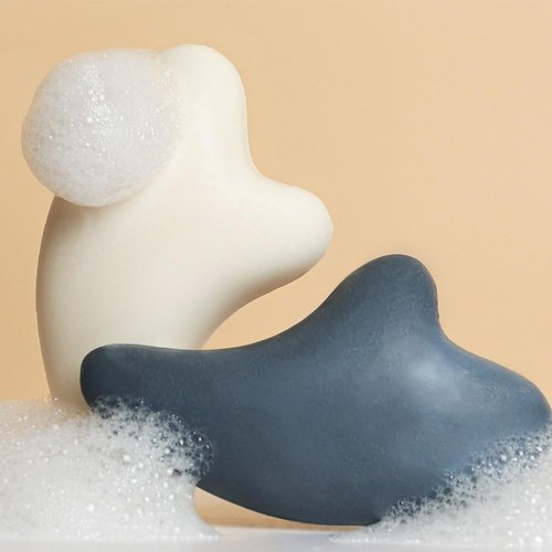 ＶＥＬＬＡ VELLA Gua Sha Soap Bar V-Line Lifiting Massager Wrinkle Reduce Firming Face Body Cleanser Salicylic acid Pore Skin Care Shea Butter Charcoal (#01 Shea Butter)