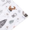 HOMRITAR Baby Blanket for Boys Girls Soft Plush Minky Blanket with Double Layer Dotted Backing for Toddler with Forest Foxes Multicolor Printed 30 x 40 Inch(75x100cm)