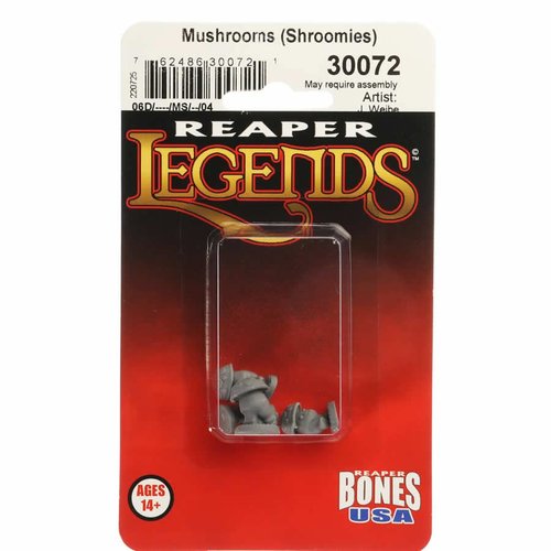 Shroomies Miniature Figure 25mm Heroic Scale Reaper Bones USA Reaper Miniatures
