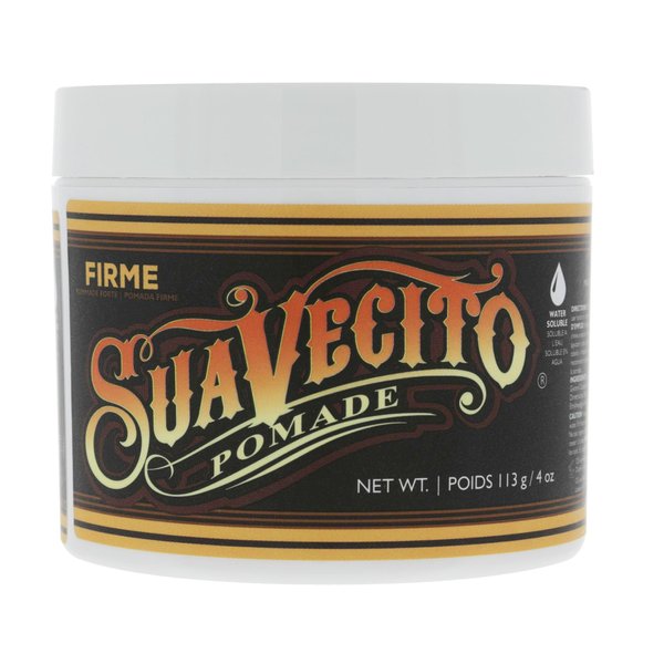 Suavecito Pomade Firme (Strong) Hold 4 Oz, 1 Pack - Strong Hold Hair Pomade For Men - Medium Shine Water Based Flake Free Hair Gel - Easy To Wash Out - All Day Hold For All Hair Styles