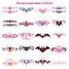 20 Sheets Sexy Waterproof Temporary Tattoos, Succubus Tattoos, Fake Body Tattoos Stickers, Cover Scar Female Tattoo, Navel and Neck Temporary Tattoos for Girl and Adult Women
