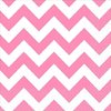 Amscan Disposable, Chevron Beverage Napkins, Gold, One Size 16ct Party Supplies, 5" x 5", Pink/White