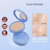 Mallofusa Matte Face Makeup Loose Powder Fine Silk Texture Honey Powder Fixed Makeup Powder Soft Light Water Proofing (#2) Natural Begie