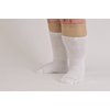 Extra Wide Medical Mid Calf Crew (Pack of 3), Diabetic Socks, Made in USA, for Men and Women (Medium, Tan)