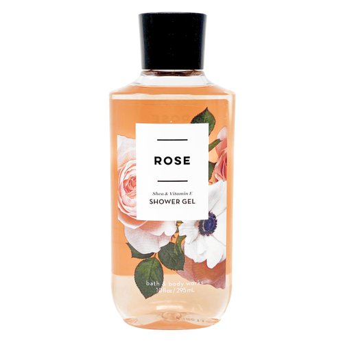 Bath & Body Works ROSE - Duo Gift Set- Shower Gel and Body Lotion with a Himalayan Salts Spring Soap.