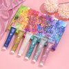 6 Pack Body Glitter Gel Face Glitter for Body, Face, Eye, Hair, Nails Glitter Makeup Liquid Long Lasting Sparkling Mermaid Chunky Glitter Gel for Festival Art Party Halloween (6 Color Sets)