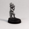 Stonehaven Miniatures Female Gnome Rogue Miniature Figure, 100% Pewter Metal - 24mm Tall - (for 28mm Scale Table Top War Games) - Made in USA
