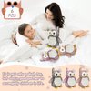 Jenaai 6 Pcs Owl Plush Stuffed Animals for Babies Soft Owl Plush Toy Pink Brown Gray Stuffed Owl Party Favors for Kids Toddlers Unisex Gifts Classroom Prizes Decor, 9.06 Inch