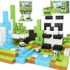 Magnetic Blocks-Build Mine Magnet World Panda Edition, Magnetic Tiles Building Blocks for Boys & Girls Age 3-5 4-8 5-7, Kids STEM Sensory Learning Outdoor Toys for 3+ Years Old Girls Boys Gifts