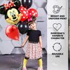 Big Cartoon Girl Mouse Balloon – Foil Birthday Balloon Decorations Giant Foil Animated Mouse Head Kids Theme Party Supplies