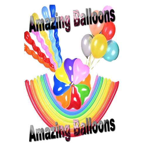 Party Balloons Assorted Color and 4 Styles 12 inch 100 Pcs Helium Quality Latex for Party Decoration… (Mix Shape)