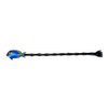 LX Hand Painted Back Scratcher Long Blue Tropical Fish 18"