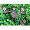 6 PCS Miniature Table and Chairs Set, Fairy Garden Furniture Ornaments Kit for Dollhouse Accessories Home Micro Landscape Decoration Garden Miniatures