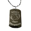 Hat Shark Lettuce Fixes Everything - Luggage Metal Chain Necklace Military Dog Tag