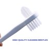 Ocircle Denture Cleaning Brush hygienic Denture Cleaner Set, T-Shaped Denture Special Toothbrush Tool, Small Hard Toothbrush, for Denture Care(Pack of 3)