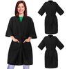 Syhood 2 Pieces Salon Robes Smock for Clients Waterproof Hairdressing Gown Salon Cape (2 Pockets)