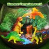 RONSTONE Dinosaur Toys for Boys - Dinosaur Terrarium Kit for Kids - Christmas Birthday Gifts for Boys Ages 4 5 6 7 8 Year Old - Light Up DIY Dinosaur Arts and Crafts for Boys and Kids