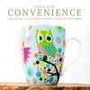 Divinity Boutique Owl Mug - Inspirational Ceramic Coffee Mug with Scripture for Women, Mom, Friends, Owl Lovers that is Colorful and Dishwasher Safe