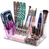 CGBE Nail Drill Machine & Nail Drill Holder, 28 Holes Transparent Acrylic Drill Bit Holder for Nails, Professional Nail Organizer and Storage Box Case (Not Including Nail Drill Machine & Bit)