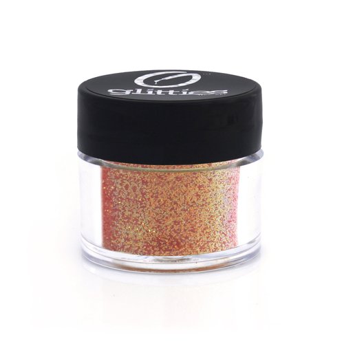 GLITTIES - Hot Lava - Nail Art Iridescent Fine (.008") Glitter Powder - for Gel Nail Polish, Gel and Acrylic Nail Powder - (10 Gram Jar)