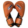 Ring to Cage 20oz, 22oz, 24oz Deluxe MiM-Foam Sparring Gloves - Safety Strap Boxing Training Gloves, for Boxing, MMA, Muay Thai, Kickboxing (20oz, Tan/Black)