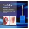 Cuticle Bit for Nail Drill, CORFULRA 3Pcs Nail Drill Bits Professional Carbide Bits for Nails Nail Buffer Bit Nail Trimer, Under Nail Cleaner Cuticle Remover Nail Prepare, Nail Supplies for Nail Techs