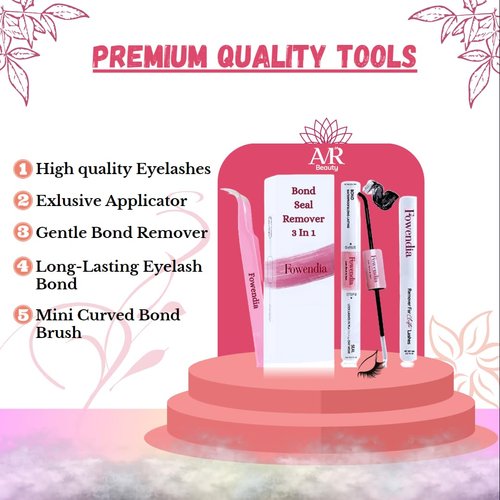 AR Beauty DIY Eyelashes Extension Kit 144-Pcs Lash Clusters D Curl with Mixed Individual Lashes, Lash Bond and Seal Glue, Tweezer, Lash Remover & easy to Apply at Home (30D+40D-0.07D-10-16MIX KIT).