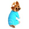 Sweet Dreams Thermal Pajamas for Dogs (Blue, XS (10-13 girth; 7-10 neck))