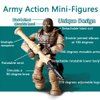 24 PCS Thunder Special Forces Building Block Action Mini-Figures Blind Bags with Multiple Weapons Accessories Equipment Assembly Building Toys Party Favors for Boys