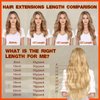 Clip in Hair Extensions Real Human Hair Medium Brown Hair Extensions Clip in Human Hair Long Straight Remy Natural Full Head 8pcs Real Hair Extensions for Women 24inch #4 Medium Brown
