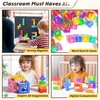 Apluses 45PCS Magnetic Blocks - Transparent Magnetic Cubes, Toddler Boy Toys, Magnetic Building Blocks, Sensory Autism Toys for Kids Ages 3+, Preschool Magnet Toys for 3-5 Year Old Boys and Girls