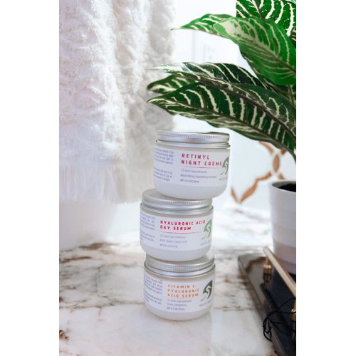 White Egret Vitamin C Hyaluronic Acid Cream, 2 Ounce