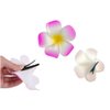 ALIMITOPIA Hawaiian Plumeria Hair Clip Foam Artificial Tropical Flower Hairpin Barrette Hair Accessories for Luau Beach Party(Plumeria Flower;12pcs;Medium Size)