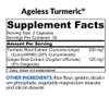 BioTrust Ageless Turmeric Supplement - CurcuWIN Turmeric Curcumin with Ginger Extract - 46x More Bioavailable, High Absorption, Long Lasting - Antioxidant Support (60 Capsules)