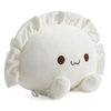 Ditucu Cute Dumpling Plush Pillow Funny Food Soup Stuffed Animals Plushies Toys Soft Hugging Gifts for Kids White 14 inch