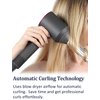 Automatic Curling Wands Attachments with 2 Curlers for Dyson Supersonic Hair Dryer Airwrap, Long Hair Waver Styling Iron Tool Blow Dryer Accessories for Women