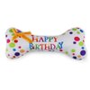 Birthday Gifts Cake & Bone for Dogs | Squeaky Dog Toys with Soft Stuffing | Pet Supplies | Puppies Party | Good Behavior | Indoor Training Accessories | Super Chewer Toy for All Breeds (Bone)