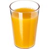 Carlisle FoodService Products 55268107 Stackable ShatterResistant Plastic Tumbler, 8 oz., Clear (Pack of 6)