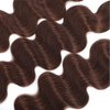 Color #4 Bundles Dark Brown Body Wave Human Hair Bundles Brazilian Unprocessed Virgin Hair 3 Bundles 8 10 12 Inch Chocolate Brown Bundles Human Hair Color #4 Body Wave Bundles Hair Weave